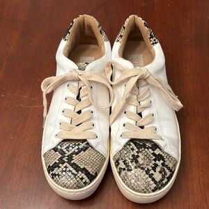 Women’s White Raven Snakeskin Sneakers size 6.5